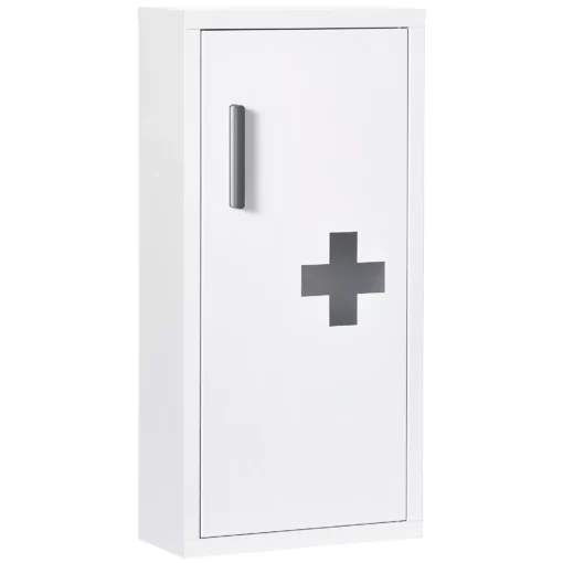 Pirmosios pagalbos spintelė su 3 vidiniais skyriais ir magnetiniu uždarymu 40x15x53,5 cm