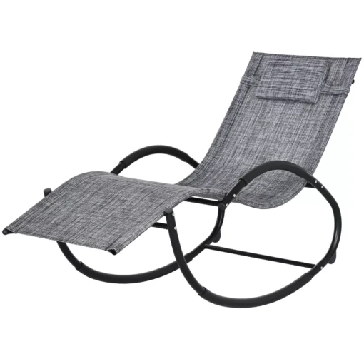 Supamasis gultas, supamasis krėslas su pagalve, pilka, 155 x 61 x 88 cm