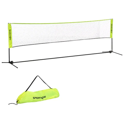 Badmintono tinklo rinkinys, sulankstomas teniso tinklas 103/120/155 cm