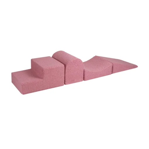 Žaidimų rinkinys iš putų 4 elementų, "Boucle", rožinis