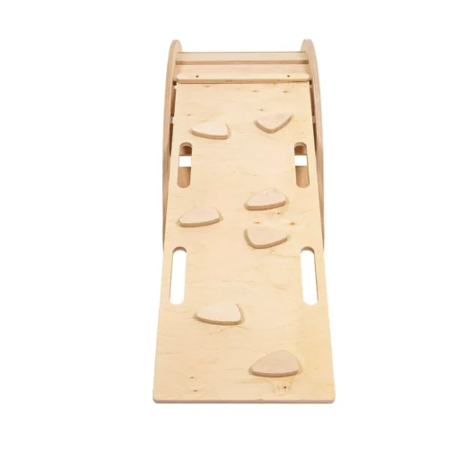 Vidutinio dydžio "Dream Rocker Classic Wood & Ladder" su smėlio spalvos pagalve