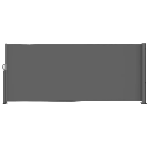 Ištraukiama šoninė markizė, privatumo uždanga 300x140cm, tamsiai pilka