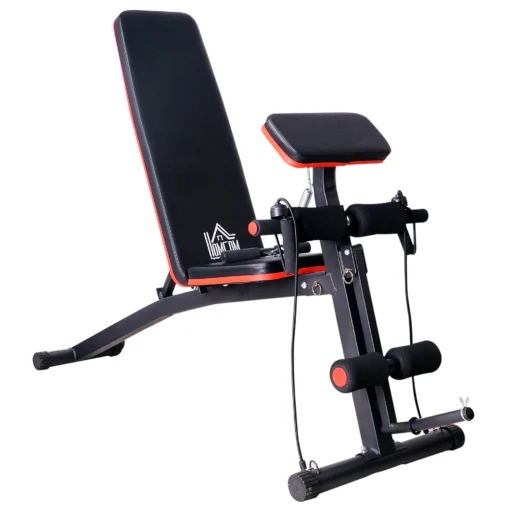 Daugiafunkcinis sporto suoliukas 120 kg - Juoda 54 x 160 x 106 cm