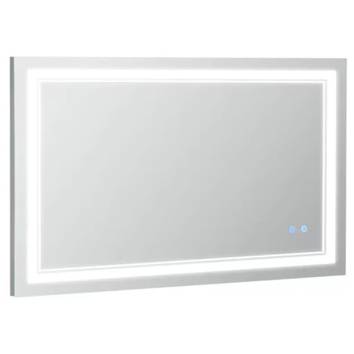 Vonios veidrodis su LED, IP44, 100x60cm