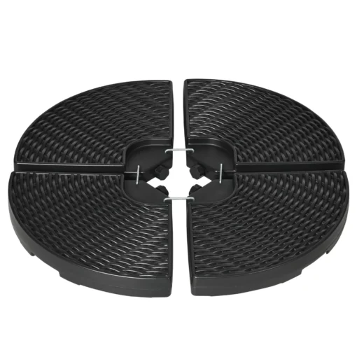 Skėčio svoris, konsolinio skėčio svoris, atsparus atmosferos poveikiui, 52 kg vandens/68 kg smėlio, HDPE