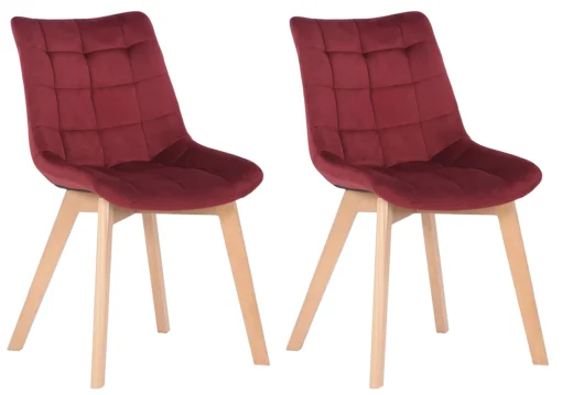 2 valgomojo kambario kėdžių komplektas Passaic velvet