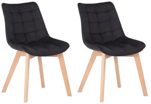 2 valgomojo kambario kėdžių komplektas Passaic velvet