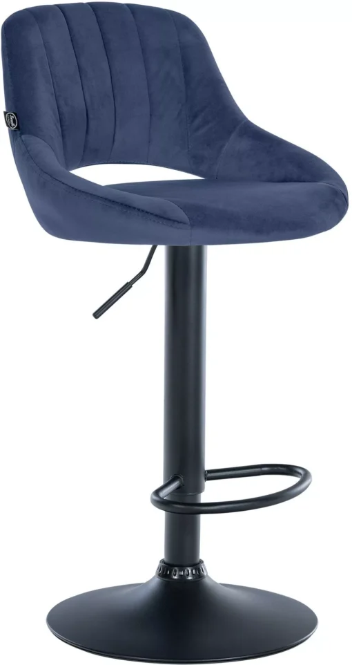 Baro kėdė "Milet velvet" juoda