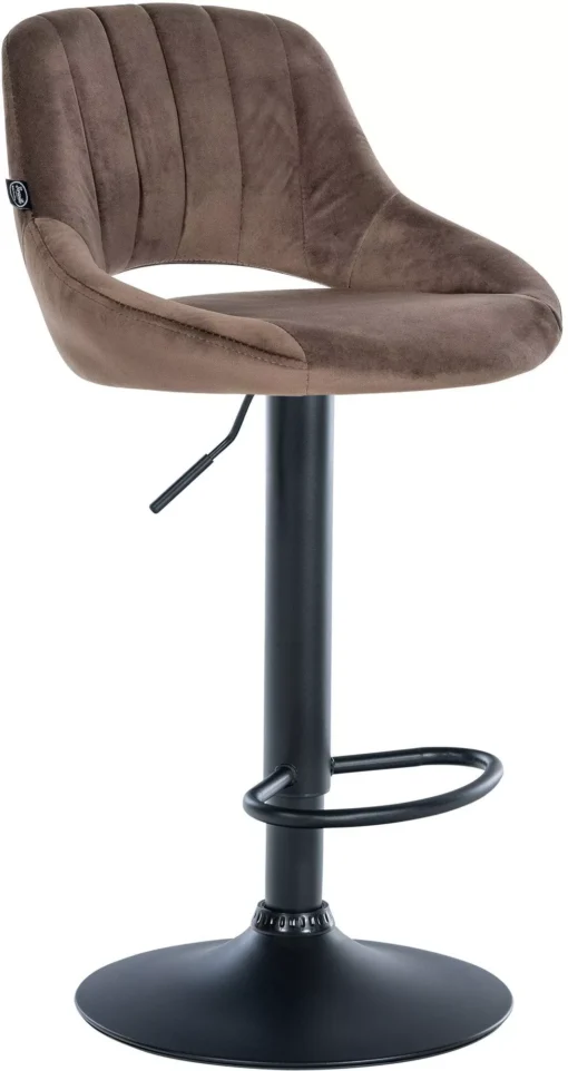 Baro kėdė "Milet velvet" juoda