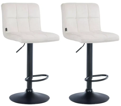 2 baro kėdžių komplektas "Peru velvet black
