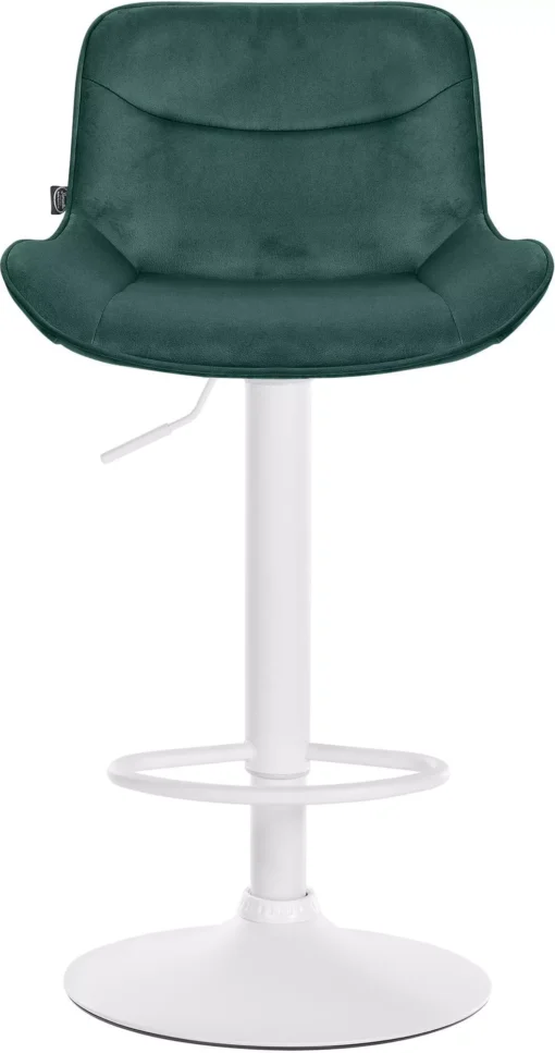 Baro kėdė Vonore velvet balta