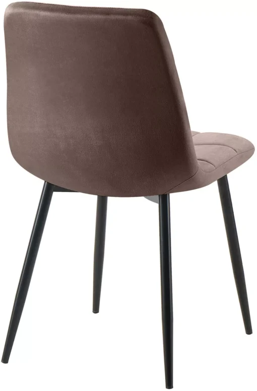 4 "Tilde" velvetinių valgomojo kėdžių rinkinys