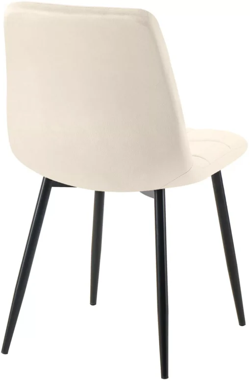 4 "Tilde" velvetinių valgomojo kėdžių rinkinys