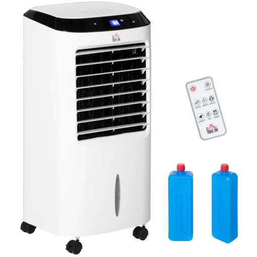 Mobilus oro vėsintuvas su drėkinimu, Oro aušintuvas 8 val. laikmatis 20㎡ 600W ABS 38,2x31,6x76cm