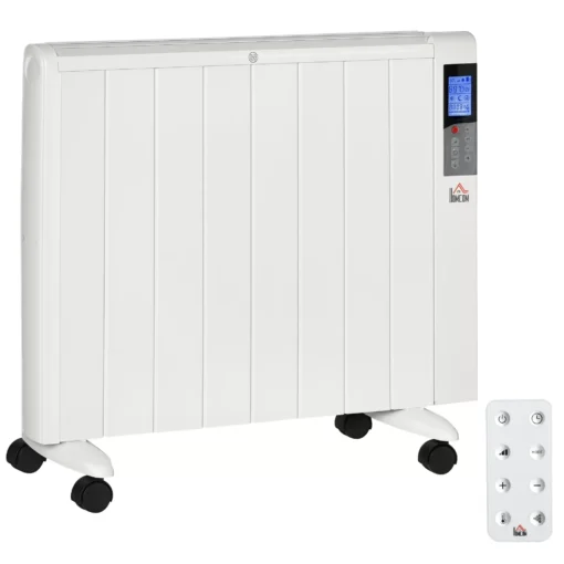 4 režimų radiatorius su LCD ekranu 2000 W, elektrinis šildytuvas 2 lygių 5-35 ℃, 15 m² patalpai