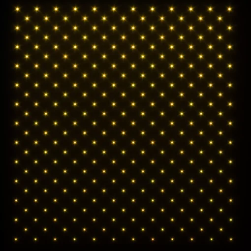 Šviesos užuolaida šilta balta 100 LED 120x120cm