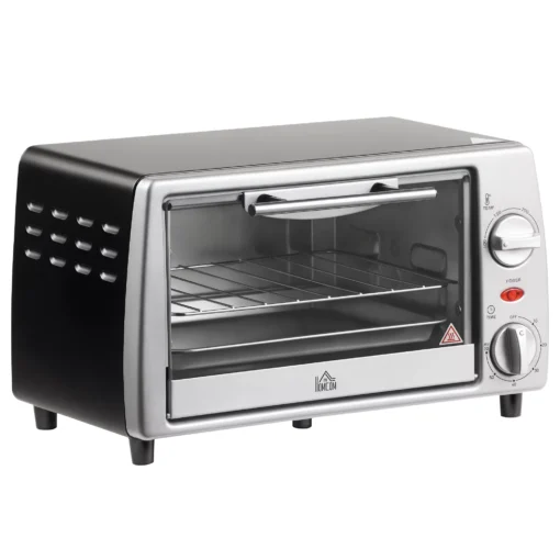 Mini orkaitė 10L, su grotelėmis ir keptuve, 750 W, 36,5x26x22 cm